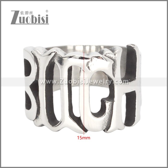 Stainless Steel Ring r009813
