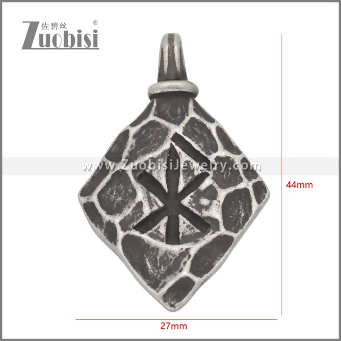 Stainless Steel Pendant p011803