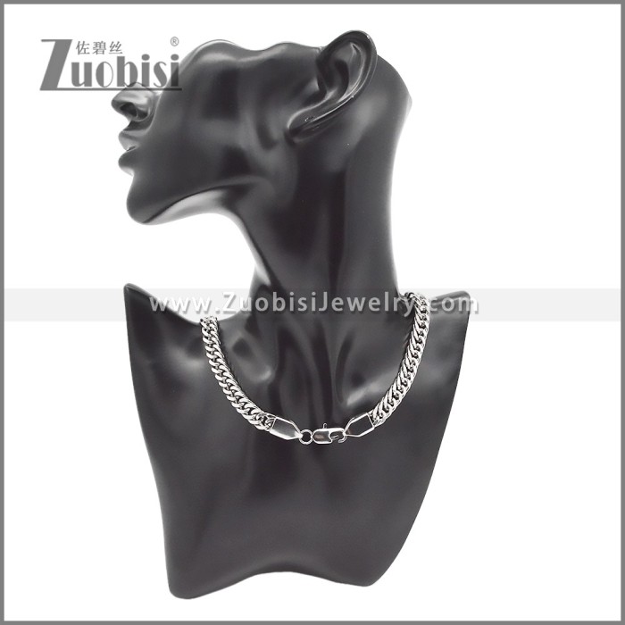 Stainless Steel Bracelet & Necklace Set s003008S