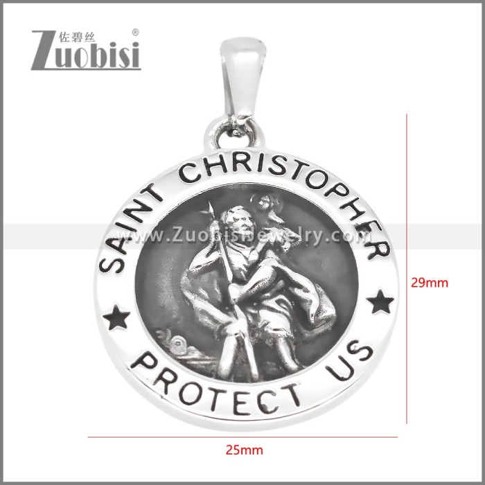 Stainless Steel Pendant p011826