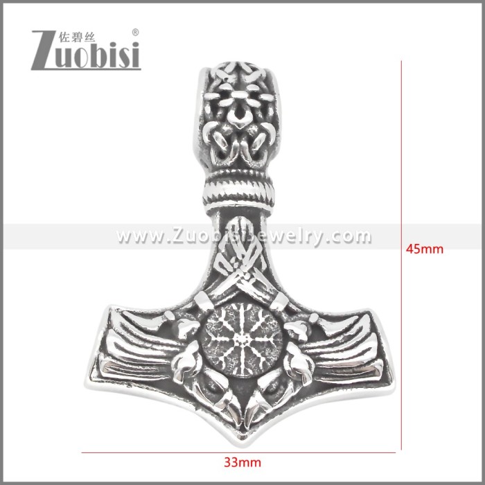 Stainless Steel Pendant p011834