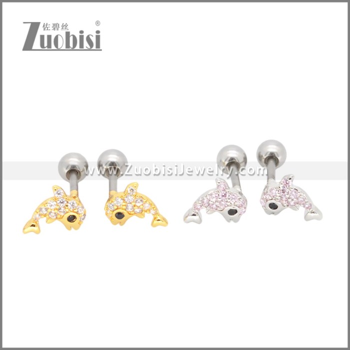 Stainless Steel Earrings e002411R