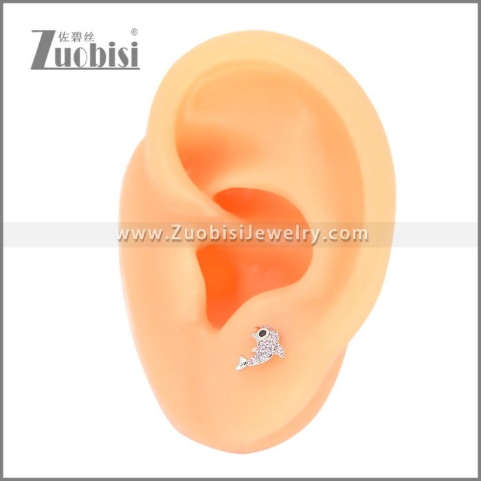 Stainless Steel Earrings e002411R