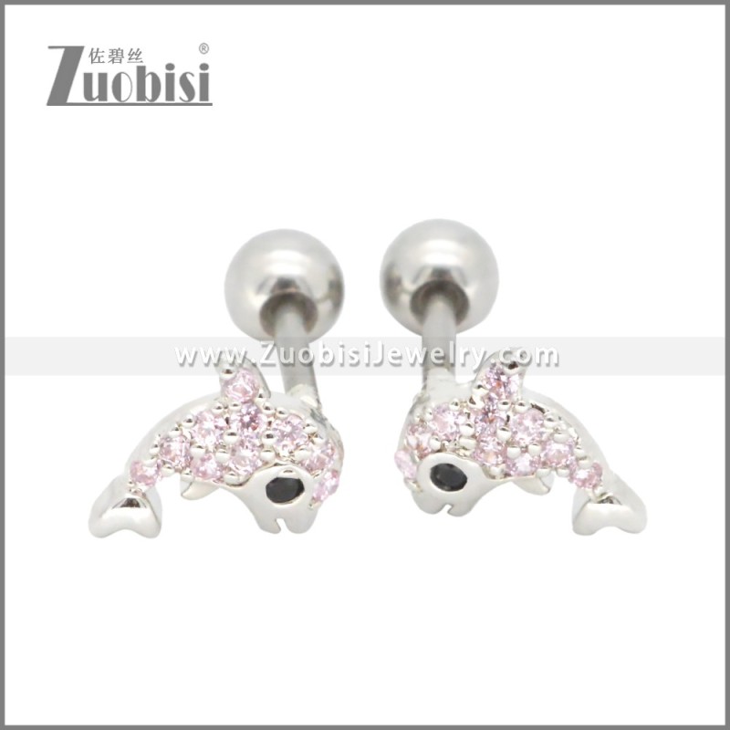 Stainless Steel Earrings e002411R