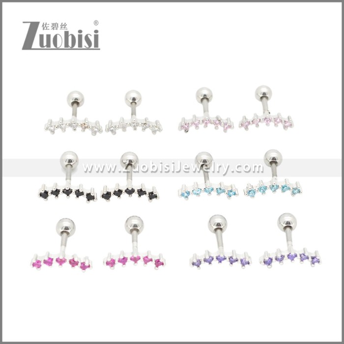 Stainless Steel Earrings e002407S2
