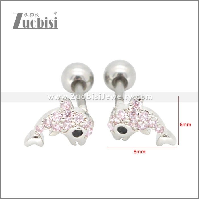 Stainless Steel Earrings e002411R