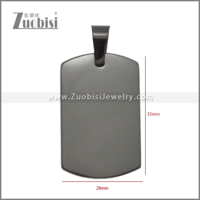 Stainless Steel Pendants p011351H