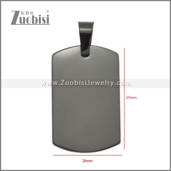 Stainless Steel Pendants p011351H