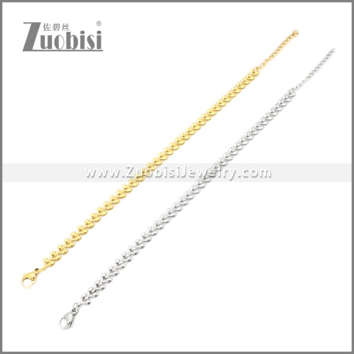 Stainless Steel Bracelets b010496S