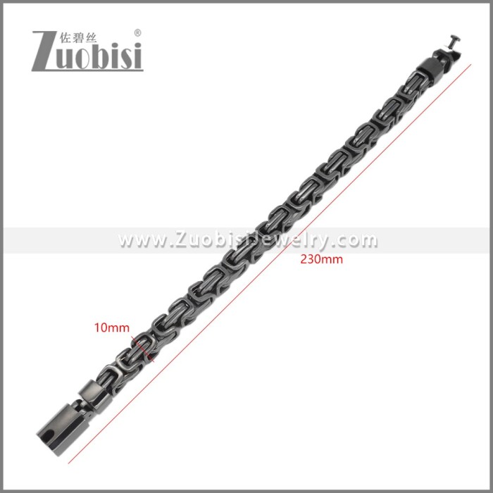 Stainless Steel Bracelets b010512H