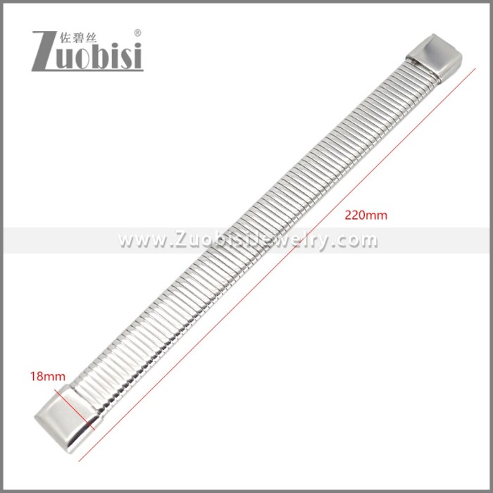 Stainless Steel Bracelets b010550S