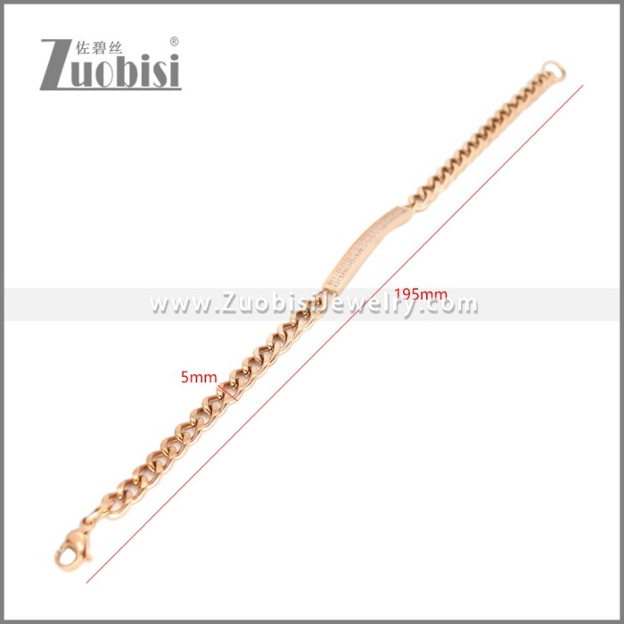 Stainless Steel Bracelets b010528R