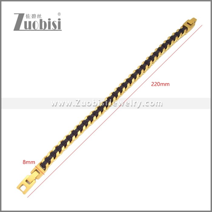Stainless Steel Bracelets b010546GH