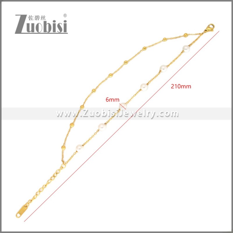 Stainless Steel Bracelets b010534G