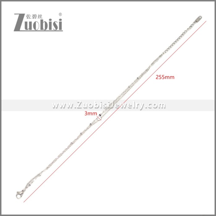 Stainless Steel Bracelets b010536S
