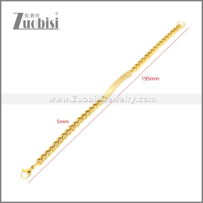 Stainless Steel Bracelets b010528G