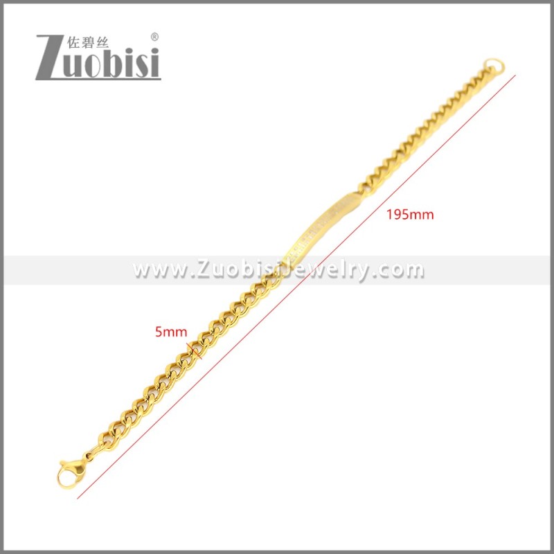 Stainless Steel Bracelets b010528G