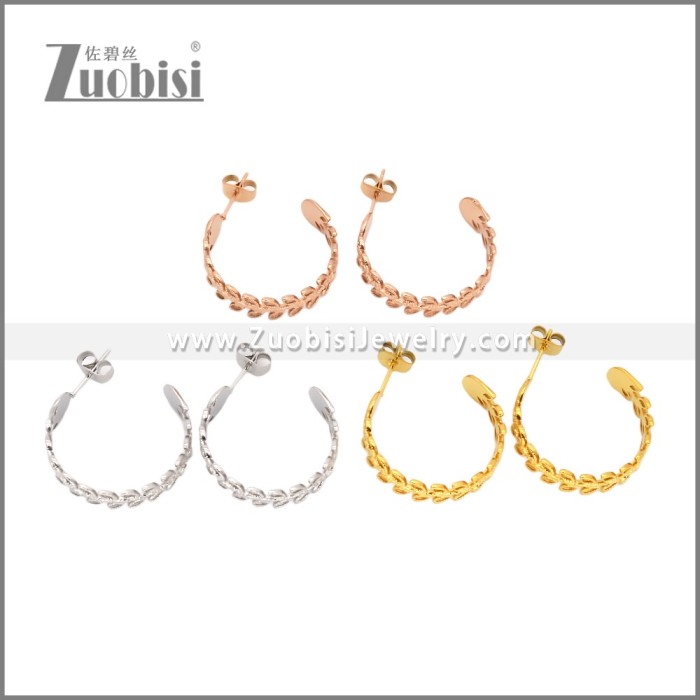 Stainless Steel Earrings e002452S