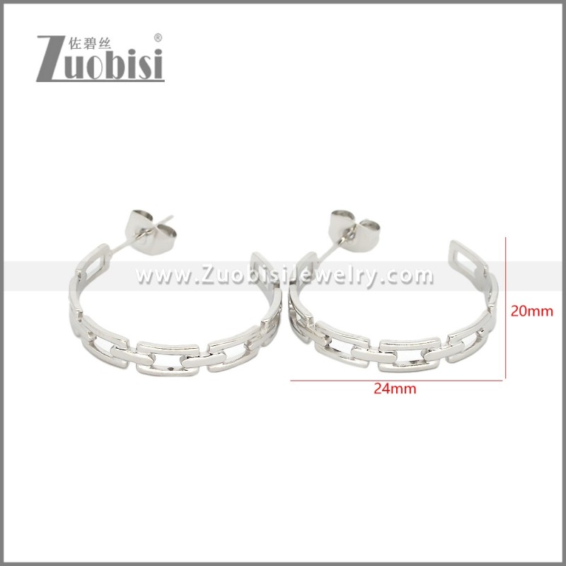 Stainless Steel Earrings e002458S