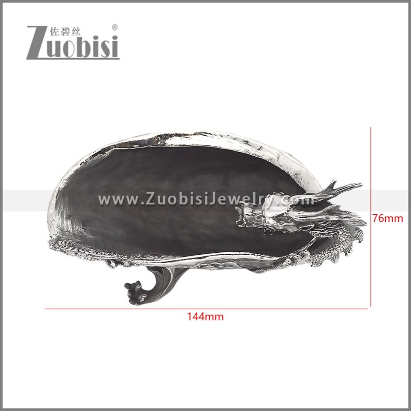 Stainless Steel Dragon Shape Decoration Ashtray a001040