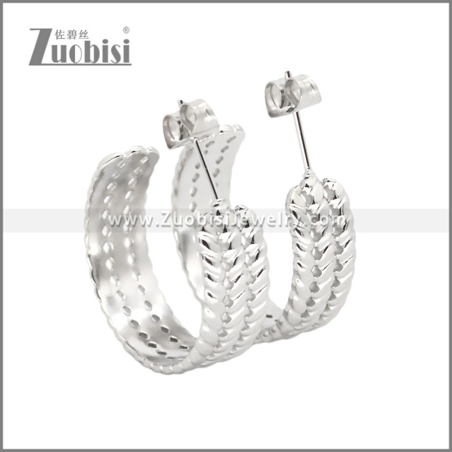 Stainless Steel Earrings e002457S