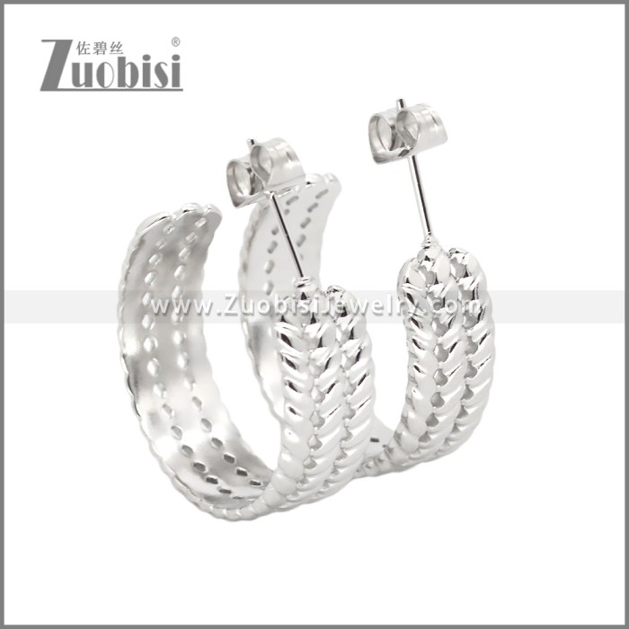 Stainless Steel Earrings e002457S