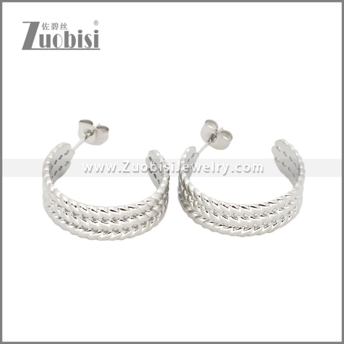 Stainless Steel Earrings e002457S