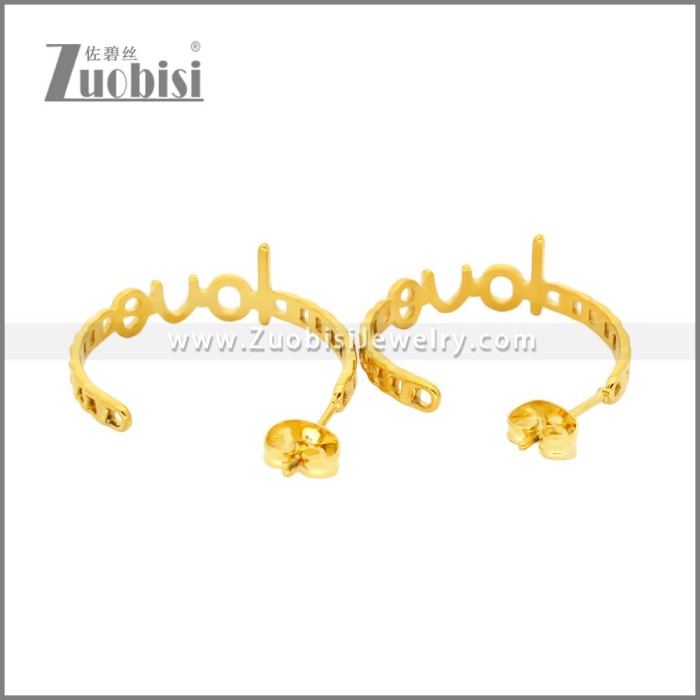 Stainless Steel Earrings e002455G