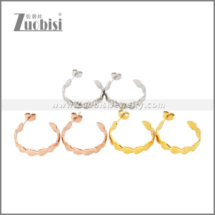 Stainless Steel Earrings e002454R