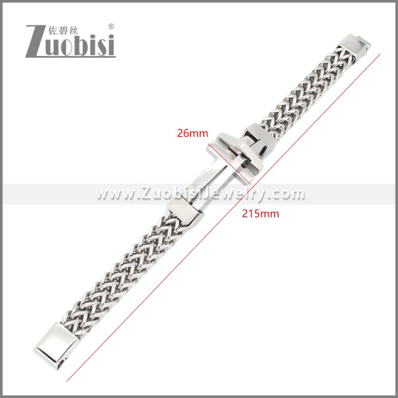 Stainless Steel Bracelets b010583S