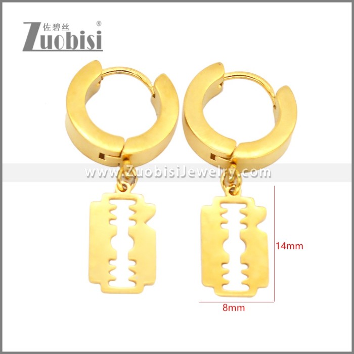 Stainless Steel Earrings e002481G