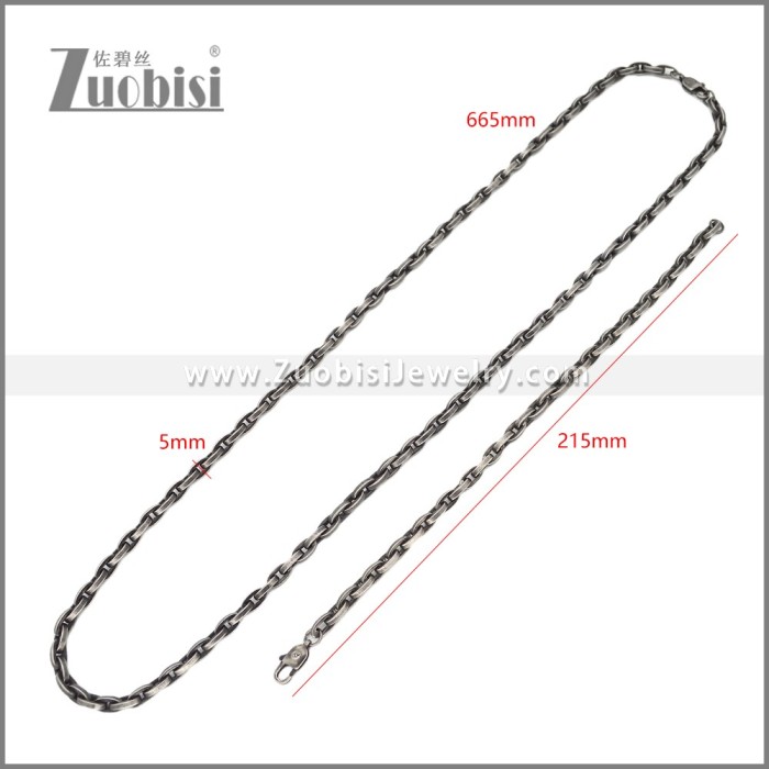 Stainless Steel Jewelry Sets s003024A