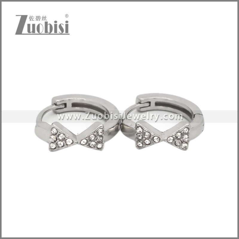 Stainless Steel Huggie Earrings e002494S2