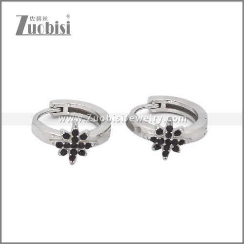 Stainless Steel Huggie Earrings e002504
