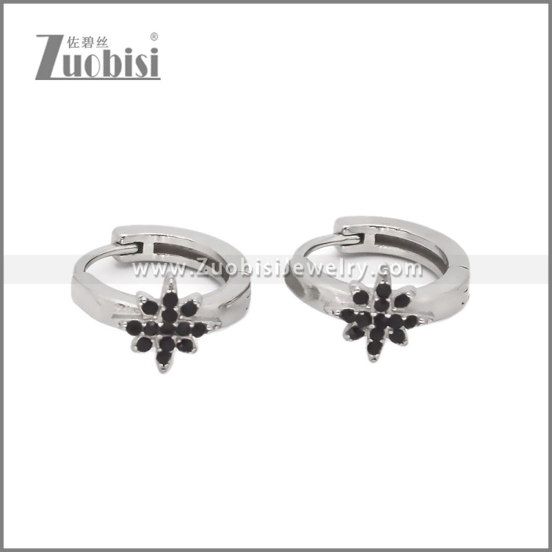 Stainless Steel Huggie Earrings e002504