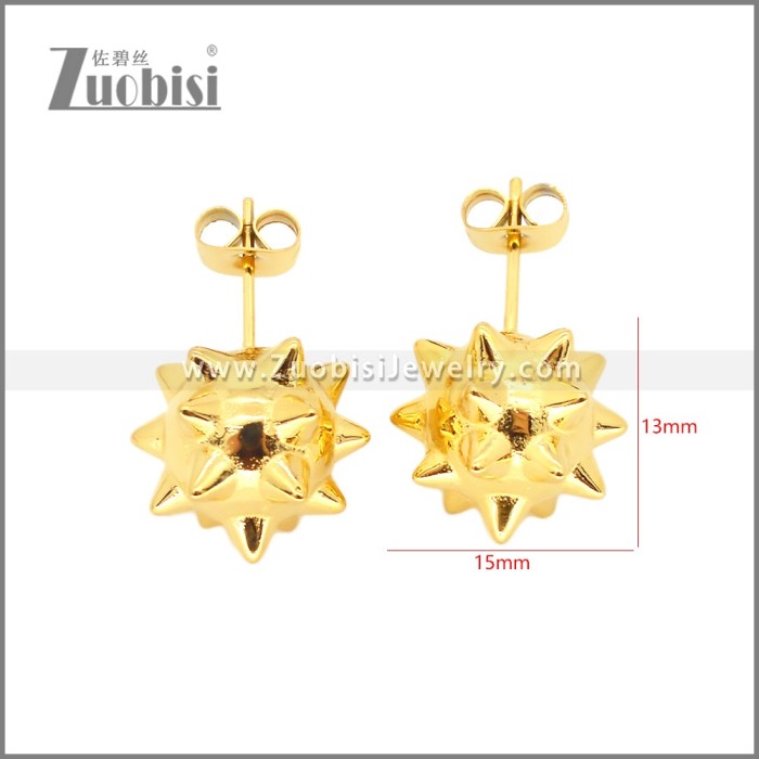 Stainless Steel Stud Earrings e002491