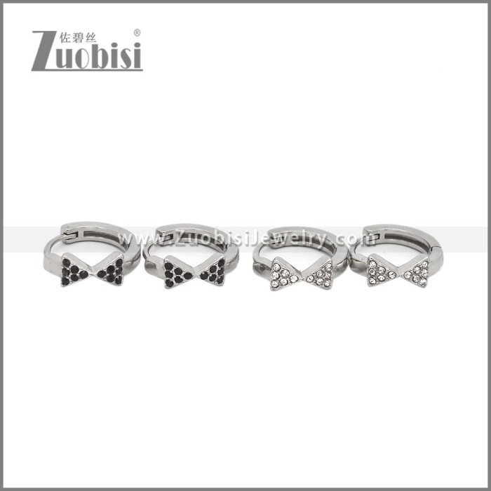 Stainless Steel Huggie Earrings e002494S2