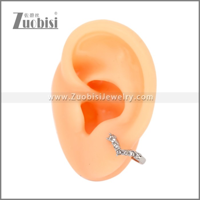 Stainless Steel Huggie Earrings e002502S2