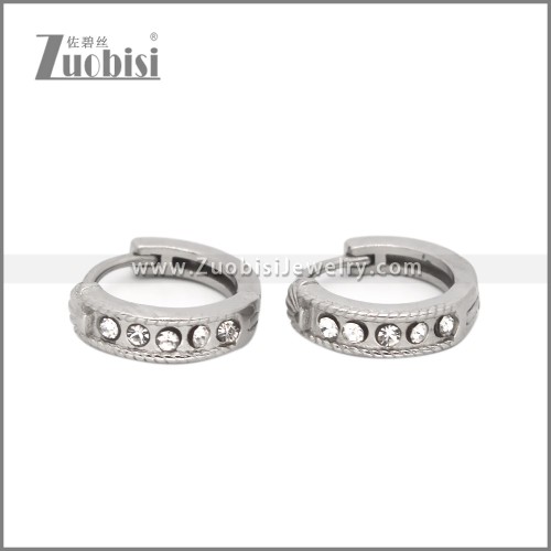 Stainless Steel Huggie Earrings e002505