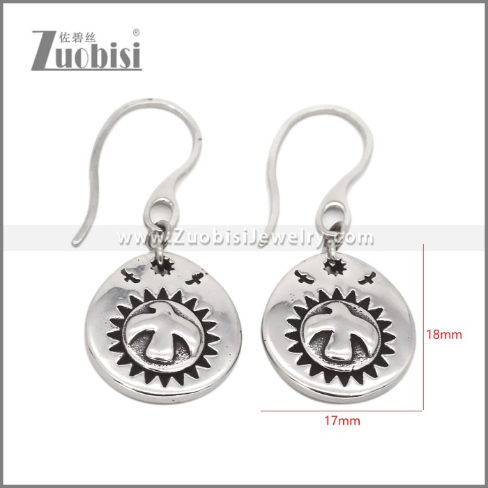 Stainless Steel Drop Earrings e002510