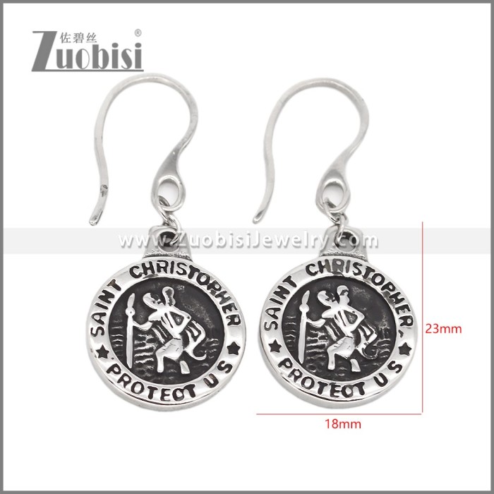 Stainless Steel Drop Earrings e002507
