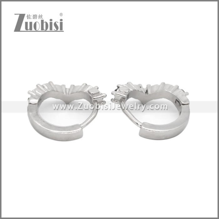 Stainless Steel Huggie Earrings e002502S2