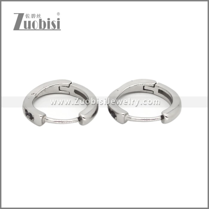Stainless Steel Huggie Earrings e002506