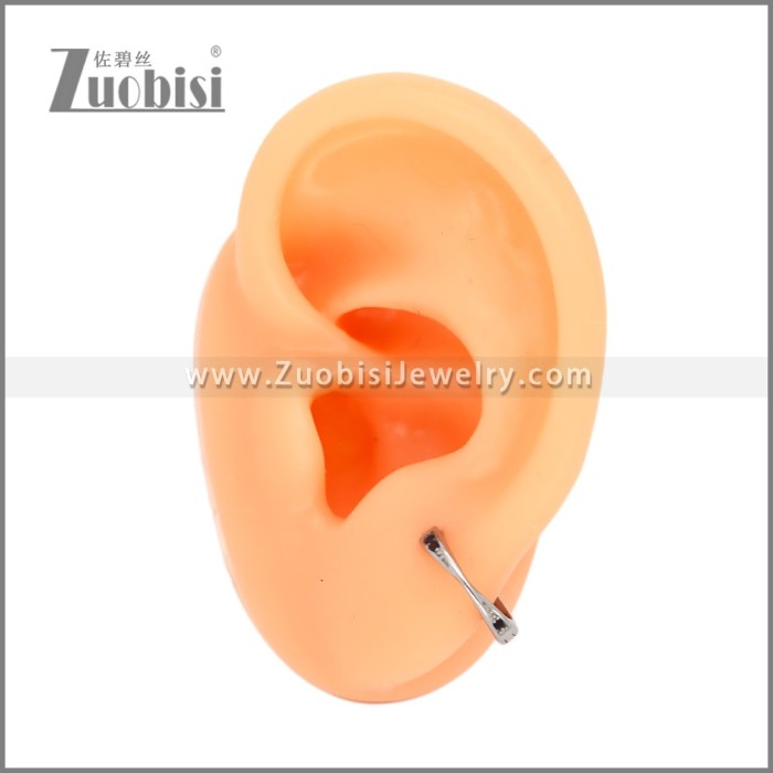 Stainless Steel Huggie Earrings e002506