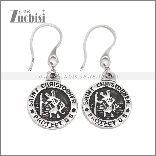 Stainless Steel Drop Earrings e002507