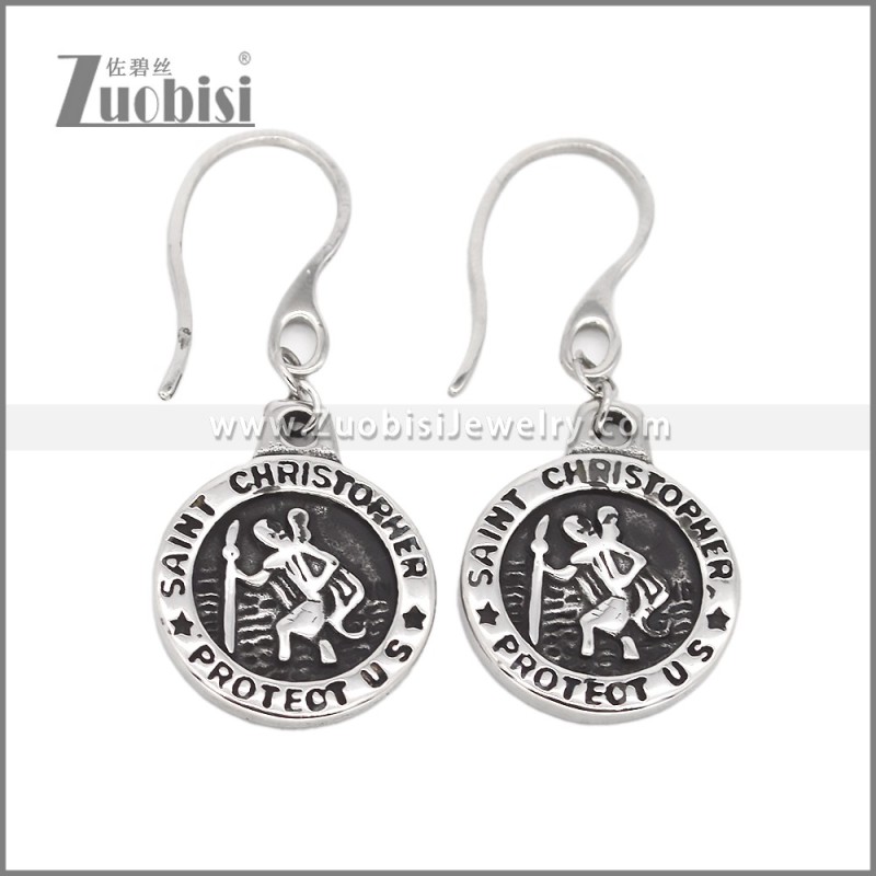 Stainless Steel Drop Earrings e002507