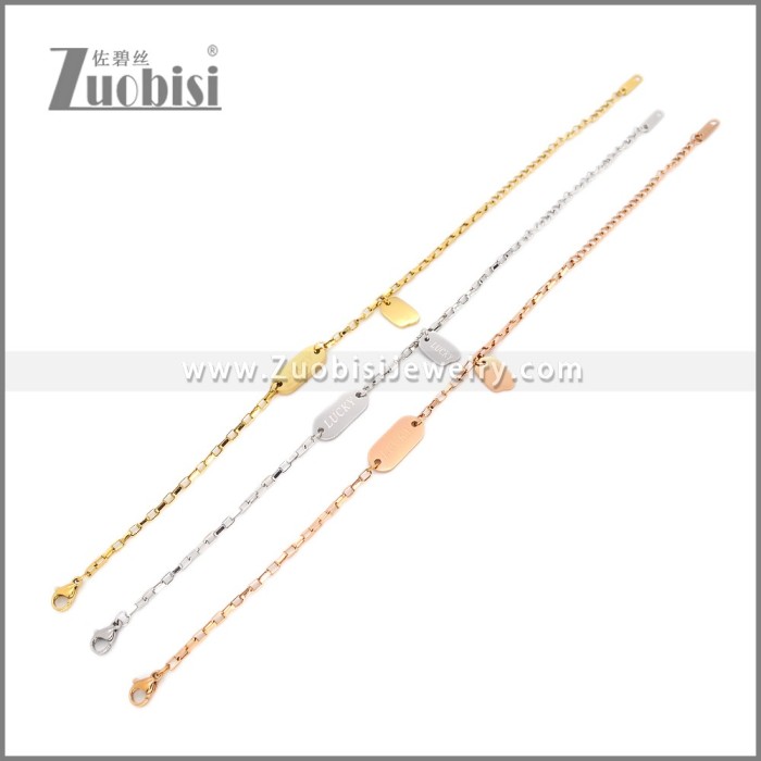 Stainless Steel Bracelets b010615R
