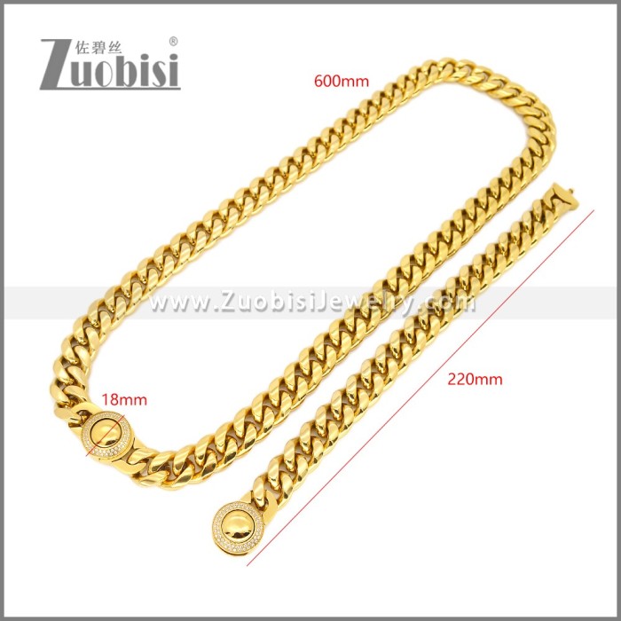 Necklace and Bracelet Set s003035G