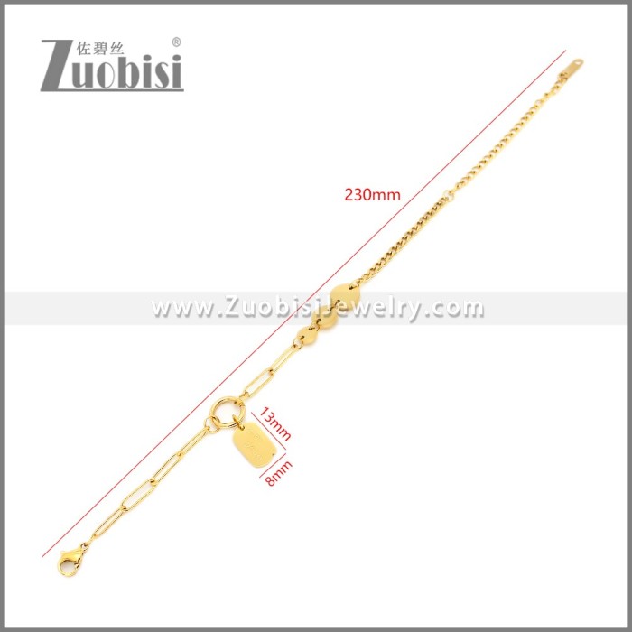 Stainless Steel Bracelets b010612G