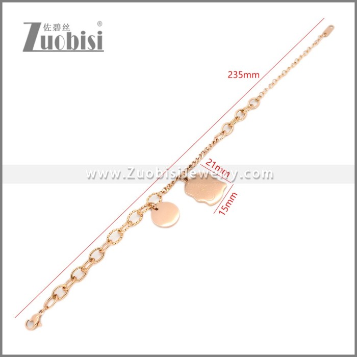 Stainless Steel Bracelets b010616R